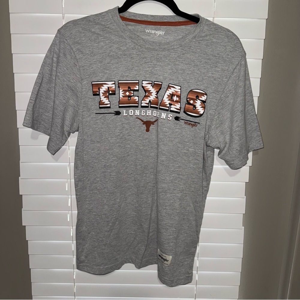 Wrangler Gray Texas Longhorns Short Sleeve Tee - Picture 2 of 6